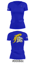 Christian Academy of Indiana 63025914 Women's Short Sleeve V-neck Shirt - 21