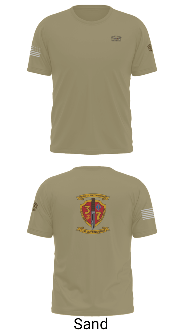 Short Sleeve Performance Shirt, 3rd. Battalion 7th. Marines, Marines, Teamtime, Team time, sublimation, custom sports apparel, team uniforms, spirit wear, spiritwear, sports uniforms, custom shirts, team store, custom team store, fundraiser sports, apparel fundraiser