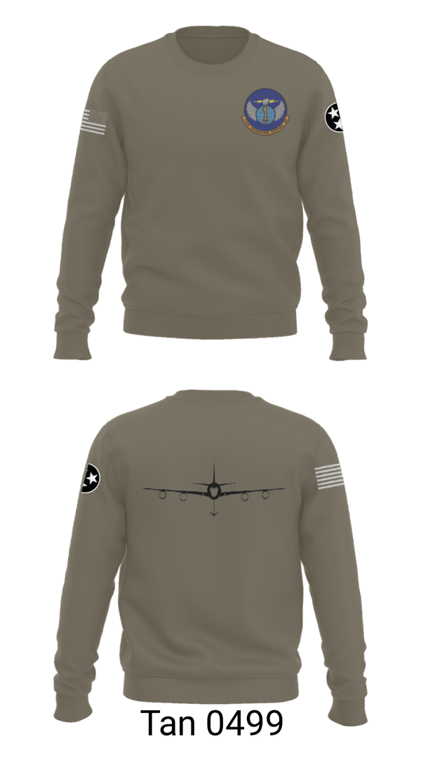 Crew Neck Sweatshirt, 134 Operations Support Squadron, Air Force, Teamtime, Team time, sublimation, custom sports apparel, team uniforms, spirit wear, spiritwear, sports uniforms, custom shirts, team store, custom team store, fundraiser sports, apparel fundraiser