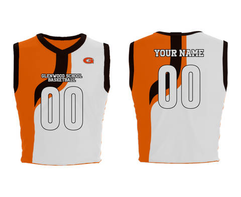 Mens Basketball Jersey, Glenwood School Basketball, Men's Basketball, Teamtime, Team time, sublimation, custom sports apparel, team uniforms, spirit wear, spiritwear, sports uniforms, custom shirts, team store, custom team store, fundraiser sports, apparel fundraiser