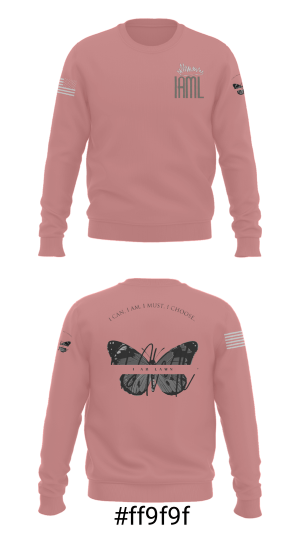Crew Neck Sweatshirt, IAML, Space Force, Teamtime, Team time, sublimation, custom sports apparel, team uniforms, spirit wear, spiritwear, sports uniforms, custom shirts, team store, custom team store, fundraiser sports, apparel fundraiser