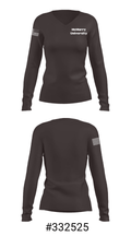 McMurry University 8094485 Women's Long Sleeve V-neck Shirt - 20