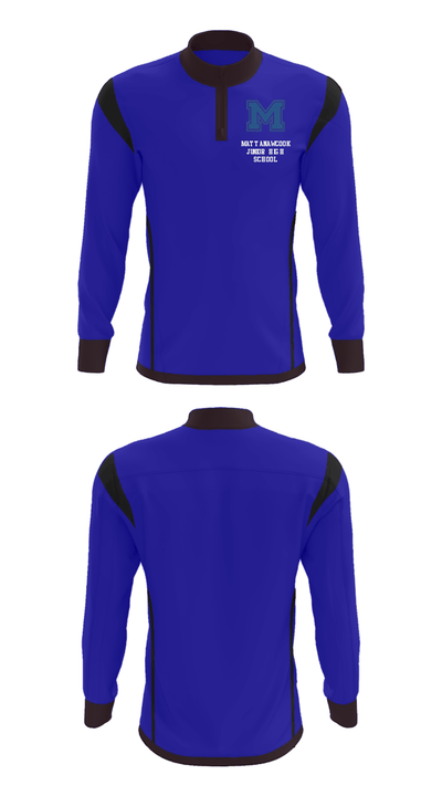 Mattanawcook Junior High School 18128146 Quarter Zip Jacket - 37