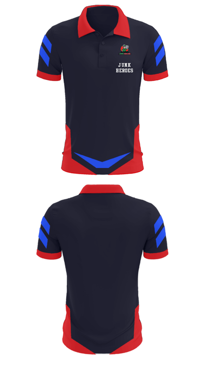 Junk Heroes 27502871 Short Sleeve Performance Polo - 29