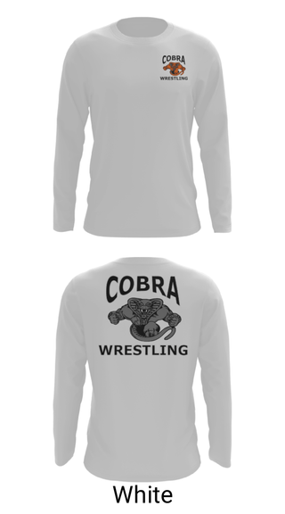 Long Sleeve Performance Shirt, Cobra Wrestling Club, Wrestling, Teamtime, Team time, sublimation, custom sports apparel, team uniforms, spirit wear, spiritwear, sports uniforms, custom shirts, team store, custom team store, fundraiser sports, apparel fundraiser
