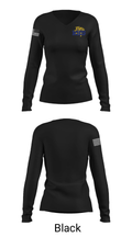 Riley High School Wrestling 31032576 Women's Long Sleeve V-neck Shirt - 13