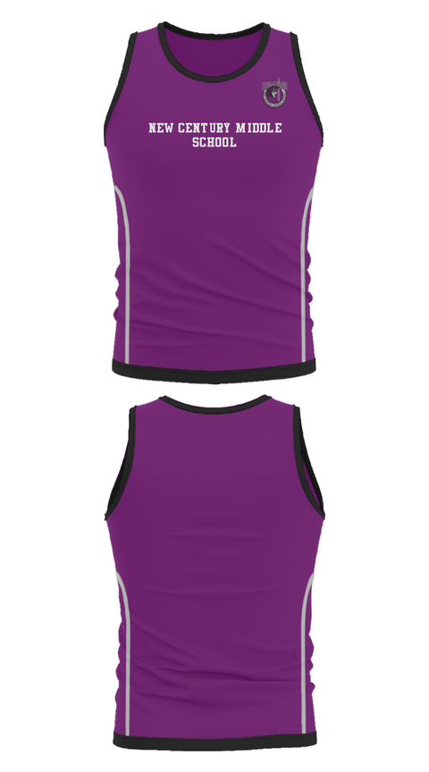 Tank Top, New Century Middle School, Spirit Store, Teamtime, Team time, sublimation, custom sports apparel, team uniforms, spirit wear, spiritwear, sports uniforms, custom shirts, team store, custom team store, fundraiser sports, apparel fundraiser