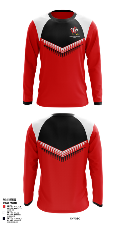 Adamsville Cardinals Cheer 29243302 Long Sleeve Performance Shirt 1