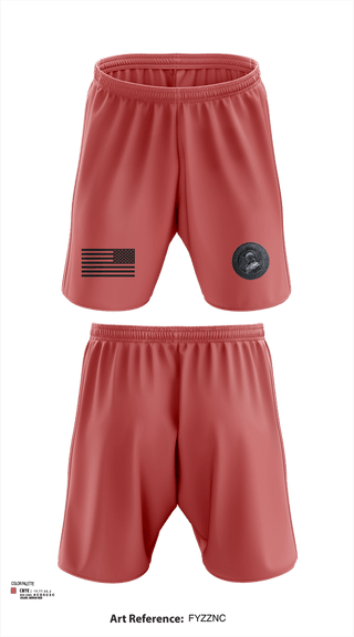 Athletic Shorts With Pockets, Charlie Battery 2-114th FA, , Teamtime, Team time, sublimation, custom sports apparel, team uniforms, spirit wear, spiritwear, sports uniforms, custom shirts, team store, custom team store, fundraiser sports, apparel fundraiser