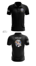 Fort Leonard Wood Basic Military Police Schoolhouse Instructors & Faculty 37360083 Short Sleeve Performance Polo - 21