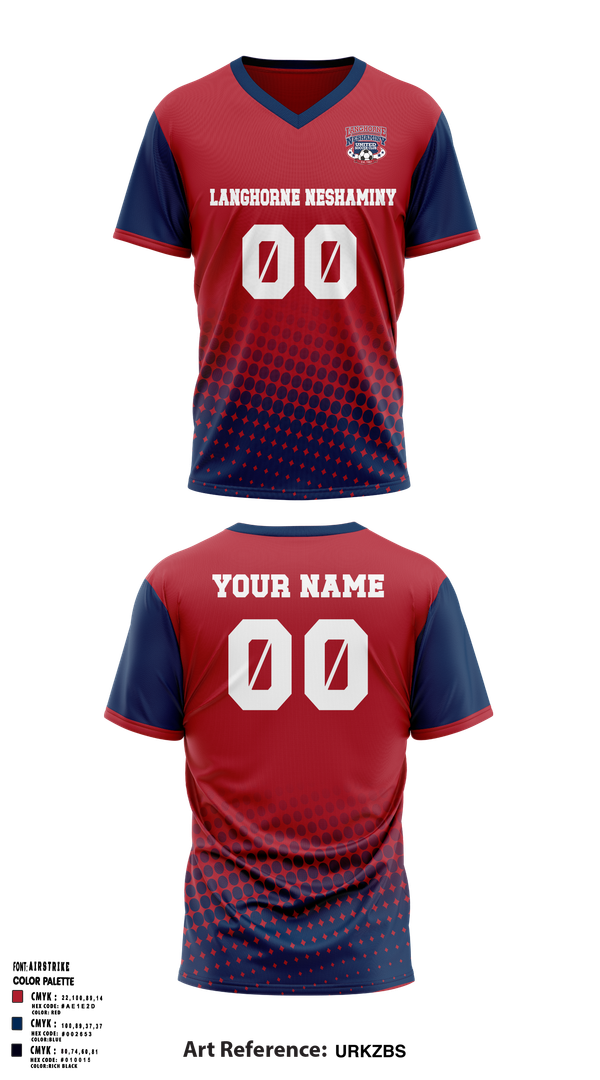 Mens Soccer Jersey, Langhorne Neshaminy United Soccer Club, Men's Soccer, Teamtime, Team time, sublimation, custom sports apparel, team uniforms, spirit wear, spiritwear, sports uniforms, custom shirts, team store, custom team store, fundraiser sports, apparel fundraiser