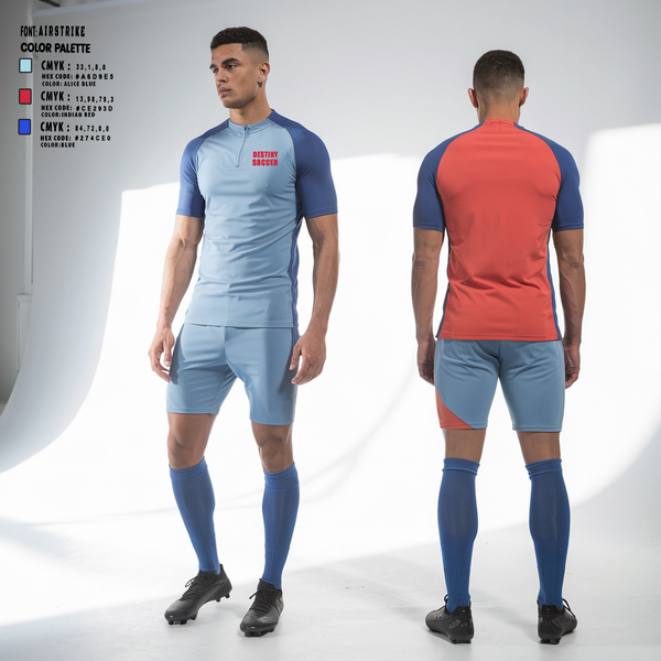 Short Sleeve Performance Shirt, Destiny, Men's Soccer, Teamtime, Team time, sublimation, custom sports apparel, team uniforms, spirit wear, spiritwear, sports uniforms, custom shirts, team store, custom team store, fundraiser sports, apparel fundraiser
