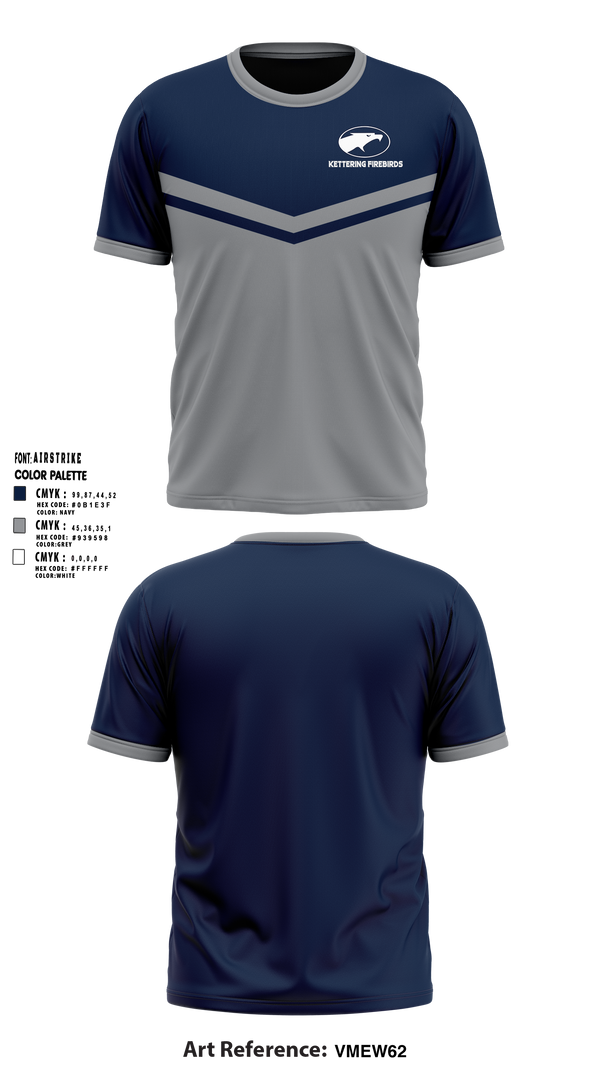 Short Sleeve Performance Shirt, Kettering Firebirds, , Teamtime, Team time, sublimation, custom sports apparel, team uniforms, spirit wear, spiritwear, sports uniforms, custom shirts, team store, custom team store, fundraiser sports, apparel fundraiser