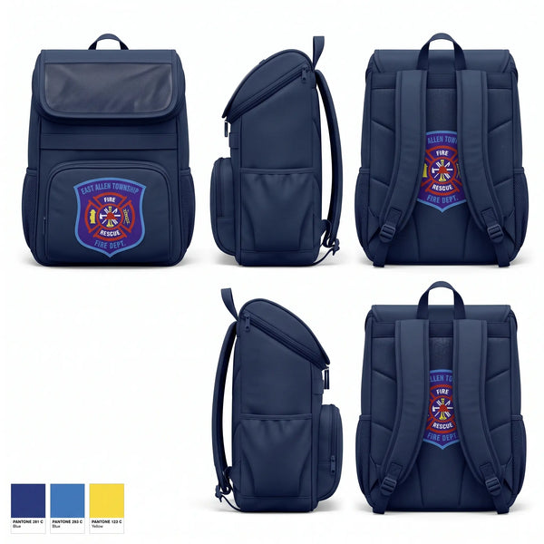 Gear Bag, East Allen, Fire Department, Teamtime, Team time, sublimation, custom sports apparel, team uniforms, spirit wear, spiritwear, sports uniforms, custom shirts, team store, custom team store, fundraiser sports, apparel fundraiser