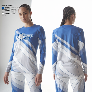 Long Sleeve Performance Shirt, East Central Eagles Cheer, Cheer, Teamtime, Team time, sublimation, custom sports apparel, team uniforms, spirit wear, spiritwear, sports uniforms, custom shirts, team store, custom team store, fundraiser sports, apparel fundraiser