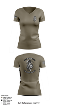 1st Recon 45718444 Women's Short Sleeve V-neck Shirt - 1