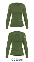 KOKOROHOUSE 58124370 Women's Long Sleeve V-neck Shirt - 57