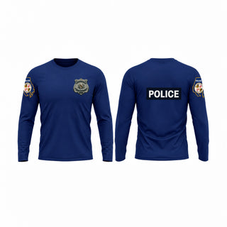 Long Sleeve Performance Shirt, Baltimore County Police Department, Police, Teamtime, Team time, sublimation, custom sports apparel, team uniforms, spirit wear, spiritwear, sports uniforms, custom shirts, team store, custom team store, fundraiser sports, apparel fundraiser