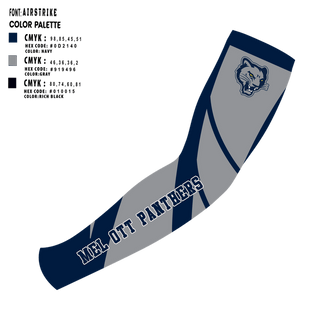 Arm Sleeve, Mel Ott Panthers, Baseball, Teamtime, Team time, sublimation, custom sports apparel, team uniforms, spirit wear, spiritwear, sports uniforms, custom shirts, team store, custom team store, fundraiser sports, apparel fundraiser
