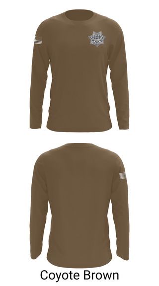 Long Sleeve Performance Shirt, Coalinga Police Department, Police, Teamtime, Team time, sublimation, custom sports apparel, team uniforms, spirit wear, spiritwear, sports uniforms, custom shirts, team store, custom team store, fundraiser sports, apparel fundraiser
