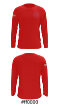 Northside High School Wrestling 9792405 Long Sleeve Performance Shirt - 18