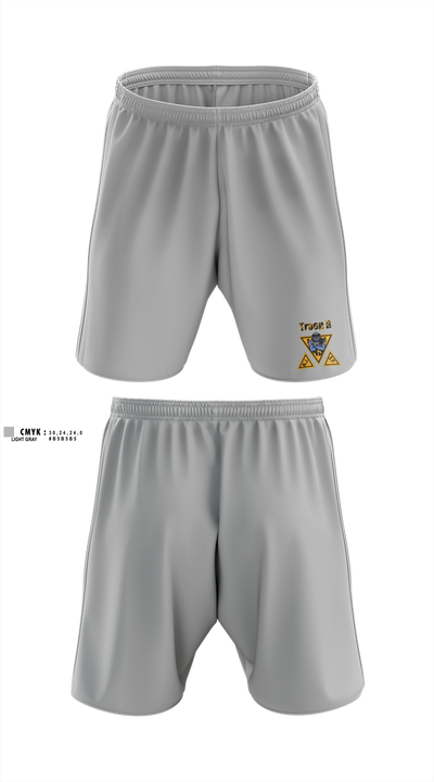 NJ State Police Athletic Shorts With Pockets - 3