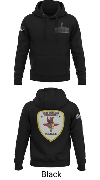 Hoodie, New Mexico Corrections Department, Police, Teamtime, Team time, sublimation, custom sports apparel, team uniforms, spirit wear, spiritwear, sports uniforms, custom shirts, team store, custom team store, fundraiser sports, apparel fundraiser