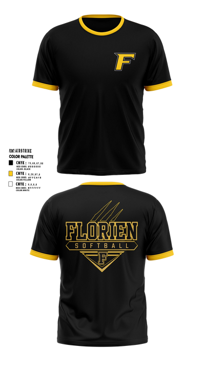Florien Blackcats Short Sleeve Performance Shirt - 7