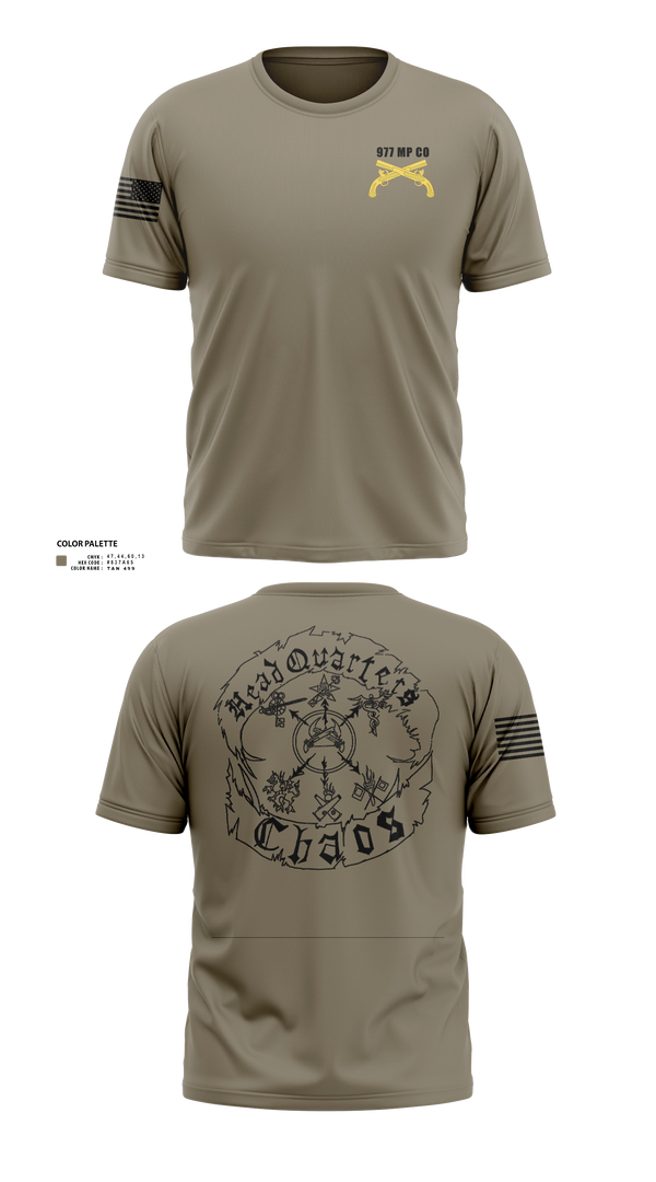 Short Sleeve Performance Shirt, 977 HQ, Army, Teamtime, Team time, sublimation, custom sports apparel, team uniforms, spirit wear, spiritwear, sports uniforms, custom shirts, team store, custom team store, fundraiser sports, apparel fundraiser