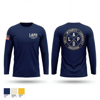 Long Sleeve Performance Shirt, LAPD-North Hollywood Division, Police, Teamtime, Team time, sublimation, custom sports apparel, team uniforms, spirit wear, spiritwear, sports uniforms, custom shirts, team store, custom team store, fundraiser sports, apparel fundraiser