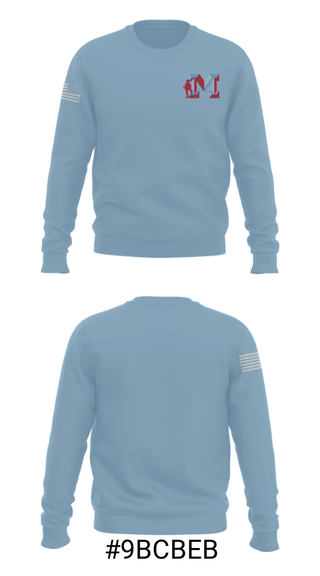 Crew Neck Sweatshirt, Monterey High School Wrestling, Wrestling, Teamtime, Team time, sublimation, custom sports apparel, team uniforms, spirit wear, spiritwear, sports uniforms, custom shirts, team store, custom team store, fundraiser sports, apparel fundraiser