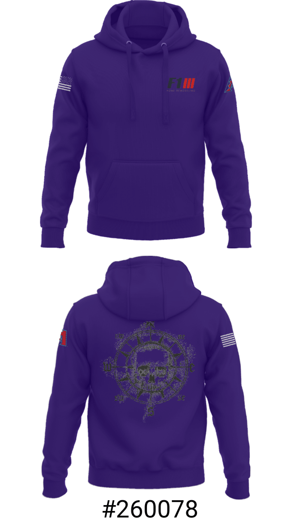 Hoodie, F1 Home Remodeling, , Teamtime, Team time, sublimation, custom sports apparel, team uniforms, spirit wear, spiritwear, sports uniforms, custom shirts, team store, custom team store, fundraiser sports, apparel fundraiser