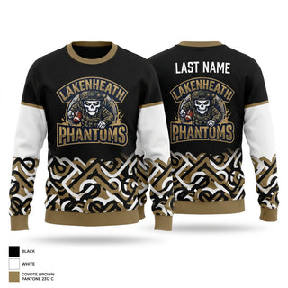 Crew Neck Sweatshirt, Lakenheath Phantoms, Men's Soccer, Teamtime, Team time, sublimation, custom sports apparel, team uniforms, spirit wear, spiritwear, sports uniforms, custom shirts, team store, custom team store, fundraiser sports, apparel fundraiser