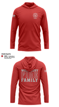 WFD Family 17999060 Long Sleeve Performance Shirt with hood - 3
