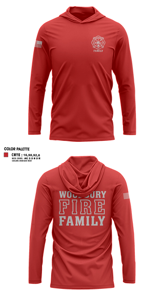 Long Sleeve Performance Shirt with hood, WFD Family, Fire Department, Teamtime, Team time, sublimation, custom sports apparel, team uniforms, spirit wear, spiritwear, sports uniforms, custom shirts, team store, custom team store, fundraiser sports, apparel fundraiser