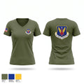 Det 1 36 TFW Women's Short Sleeve V-neck Shirt - 1