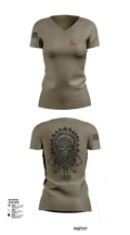 1221st Route Clearance Co. 10953211 Women's Short Sleeve V-neck Shirt - 101