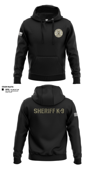 Hoodie, Williamson County K-9 Unit, Police, Teamtime, Team time, sublimation, custom sports apparel, team uniforms, spirit wear, spiritwear, sports uniforms, custom shirts, team store, custom team store, fundraiser sports, apparel fundraiser