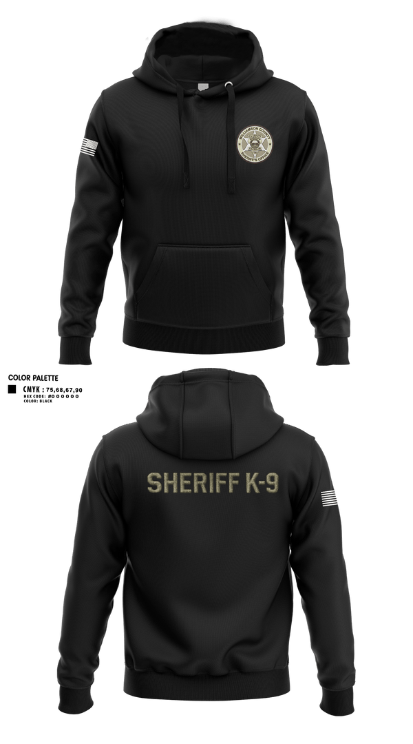Hoodie, Williamson County K-9 Unit, Police, Teamtime, Team time, sublimation, custom sports apparel, team uniforms, spirit wear, spiritwear, sports uniforms, custom shirts, team store, custom team store, fundraiser sports, apparel fundraiser