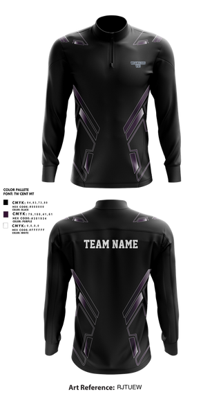 Quarter Zip Jacket, Wrangler VBC, Women's Volleyball, Teamtime, Team time, sublimation, custom sports apparel, team uniforms, spirit wear, spiritwear, sports uniforms, custom shirts, team store, custom team store, fundraiser sports, apparel fundraiser