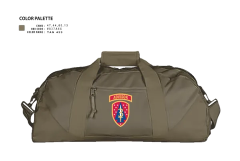 Duffle Bag, HHB 4th BN, 3rd SFAB, , Teamtime, Team time, sublimation, custom sports apparel, team uniforms, spirit wear, spiritwear, sports uniforms, custom shirts, team store, custom team store, fundraiser sports, apparel fundraiser