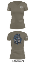Fairchild AFB Chiefs 84120345 Women's Short Sleeve V-neck Shirt - 6