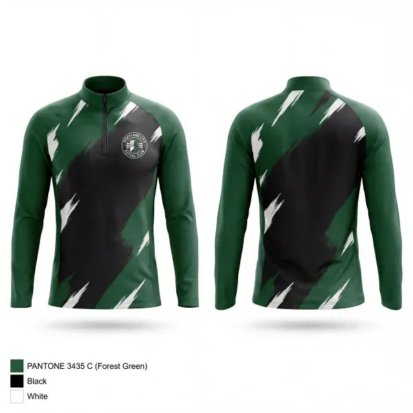 Quarter Zip Jacket, Portland City Futsal Club, Men's Soccer, Teamtime, Team time, sublimation, custom sports apparel, team uniforms, spirit wear, spiritwear, sports uniforms, custom shirts, team store, custom team store, fundraiser sports, apparel fundraiser