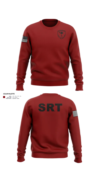 Crew Neck Sweatshirt, Awendaw Fire SRT, Fire Department, Teamtime, Team time, sublimation, custom sports apparel, team uniforms, spirit wear, spiritwear, sports uniforms, custom shirts, team store, custom team store, fundraiser sports, apparel fundraiser