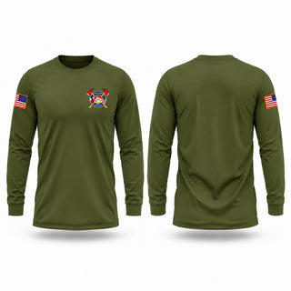 Long Sleeve Performance Shirt, Carthage tx, Fire Department, Teamtime, Team time, sublimation, custom sports apparel, team uniforms, spirit wear, spiritwear, sports uniforms, custom shirts, team store, custom team store, fundraiser sports, apparel fundraiser