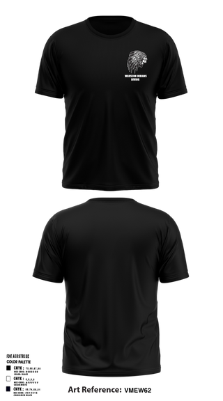Short Sleeve Performance Shirt, Wauseon Indians Diving, Swimming, Teamtime, Team time, sublimation, custom sports apparel, team uniforms, spirit wear, spiritwear, sports uniforms, custom shirts, team store, custom team store, fundraiser sports, apparel fundraiser