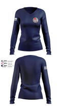Agoge Combatives 28485080 Women's Long Sleeve V-neck Shirt - 2