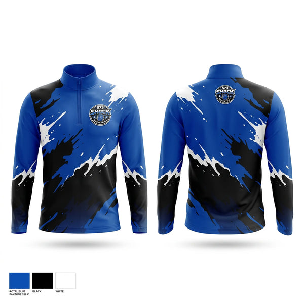 Quarter Zip Jacket, 573 Shock, Men's Basketball, Teamtime, Team time, sublimation, custom sports apparel, team uniforms, spirit wear, spiritwear, sports uniforms, custom shirts, team store, custom team store, fundraiser sports, apparel fundraiser