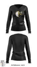 Fulton Hornets Volleyball 2109718 Women's Long Sleeve V-neck Shirt - 3