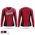 Warriors 65356941 Women's Long Sleeve V-neck Shirt - 1